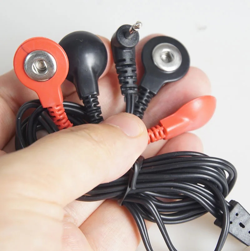 E stim Estim Electrode Lead Wires Electro Shock BDSM Cable Adaptor Electric Sex Toys Electrostimulation Electrostimulator E-stim electro sex toys electric sex toys