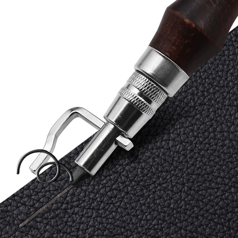 7 In 1 Leather Craft Groover Crease Leather Stitching Tool Edge Press Kit Adjustable Stitching Engraving Trimming Sewing Tools