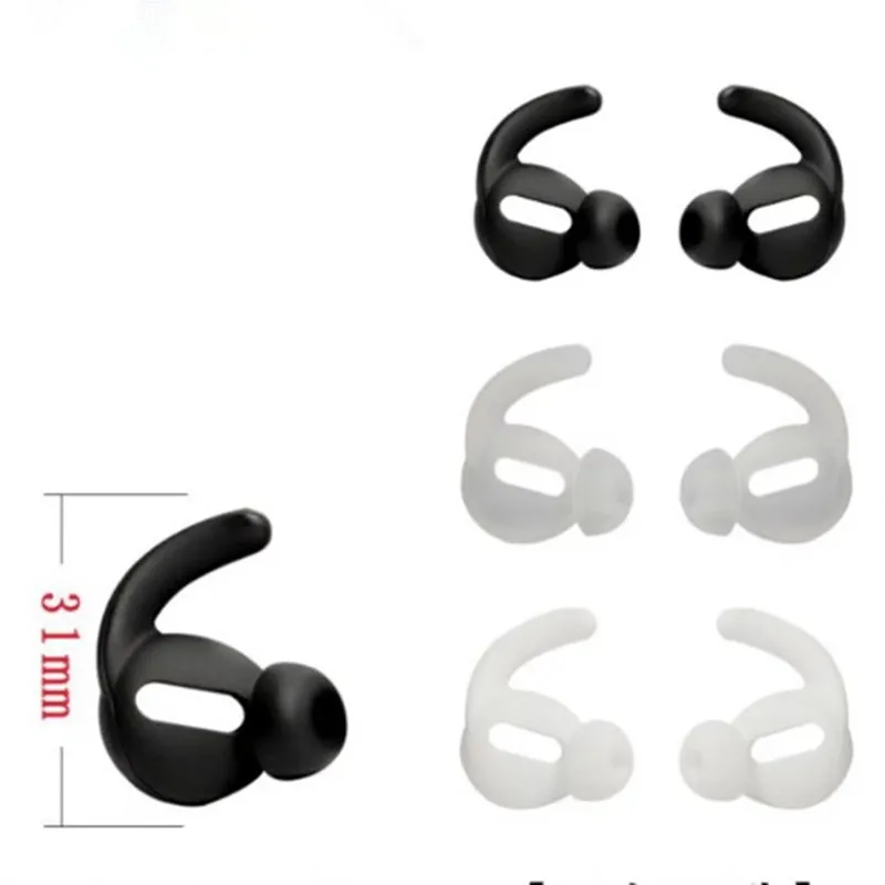 Silicone Ear Hooks and Anti-Slip Ear Tips - 3 Pairs of Comfort Ear Accessories