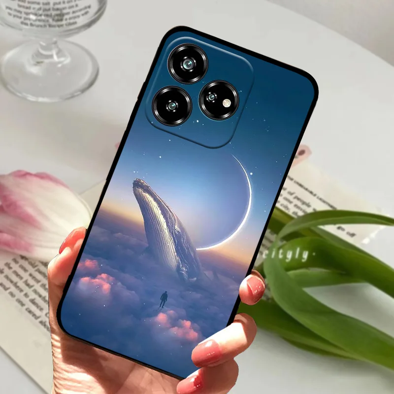 Soft Silicone TPU Shockproof Phone Case with Cute Animal Design - Fashionable Back Cover Bumper