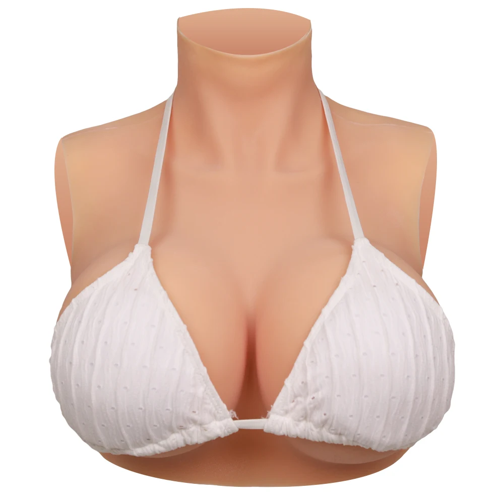 Pechos Falsos Realistas Forma De Pecho Falso Artificial De Silicona Para Crossdresser Soft Jshteea Libre De Bpa