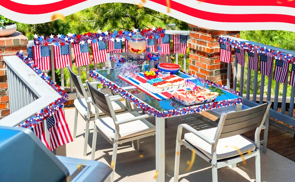 patriotic garland