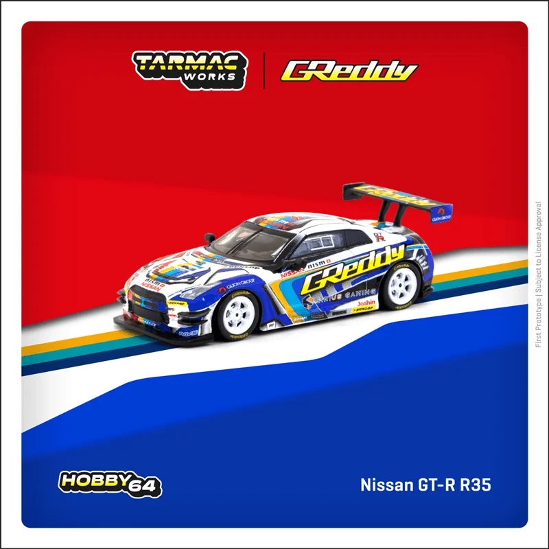 

Tarmac работает 1:64 Nissan GTR R35 TRUST e-Racing Коллекционная литой автомобиль