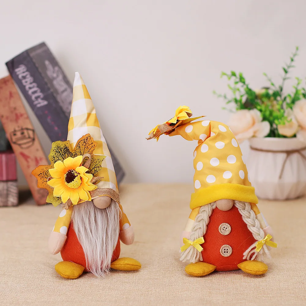 

New Christmas Decorations Harvest Festival Couples No Face Doll Doll Decoration Wholesale