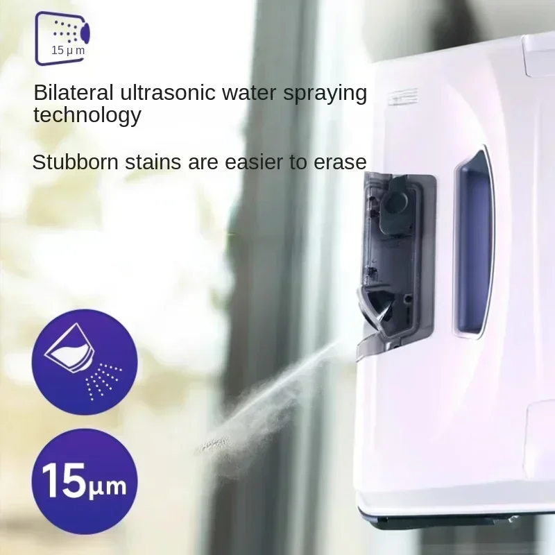 HOBOT Fully Automatic Intelligent Remote Control Window Cleaning Robot 6PRO, Double Cloth High-speed Vibration Window Cleaning 4