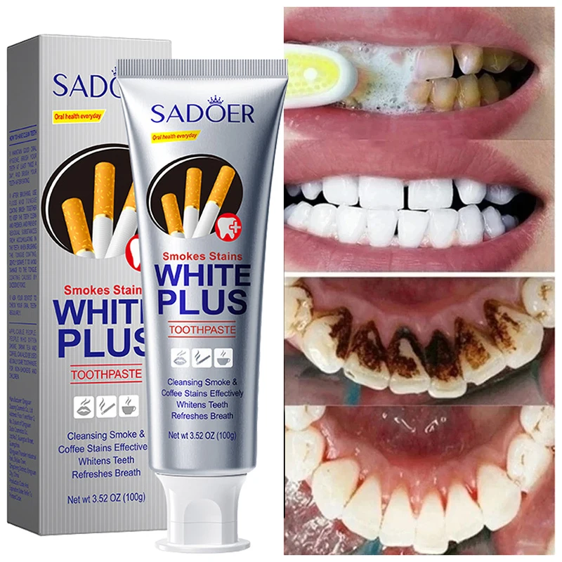 Antibacterial Whiten Toothpaste Cleaning Teethrefreshing Mouth Mint Fresh Mouth Remove Plaque Smoke Coffee Tea Stains Clean Oral