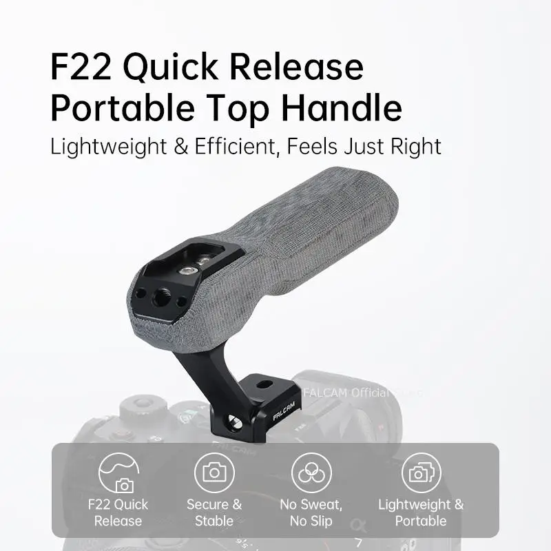 Impugnatura Portatile Ufficiale Falcam F22, Gabbia per Fotocamera Universale Multifunzionale, Accessori Fotografici - Image 2