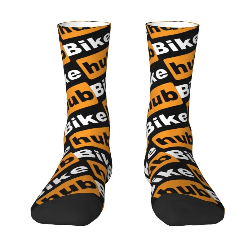 Cool Bike Hub Socks Donna Uomo Warm 3D Print Mtb Mountain Bicycle Ciclista Ciclismo Sport Football Crew Socks