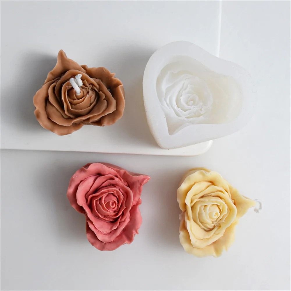 Description Picture 6 of item3D Large Peony Silicone Candle Mold DIY Handmade Creative Flower Aromatherapy Plaster Resin Soap Making Supplies Kit Home Gifts