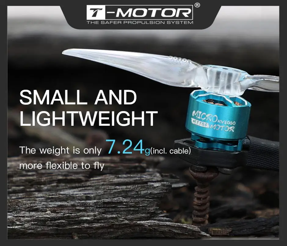 T-MOTOR T-HOBBY M1106 Moteur Sans Balais pour Drone FPV 1.6-2.5 pouces