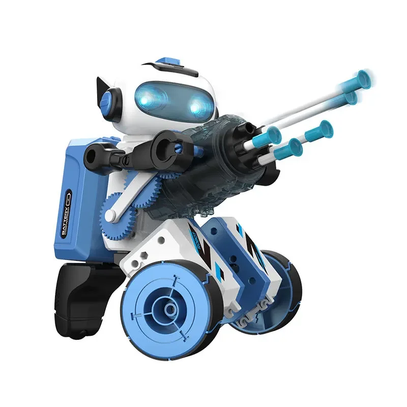 BC0101 Remote Control Robot Shooting Toy APP Programming DIY Assembling Robot Models Children's Baby's Favorite Gift Toys 4