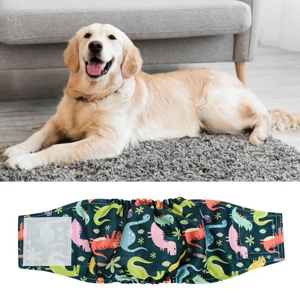 Title 12, Male Dog Belly Band Diapers Fastener Tape Adjus...