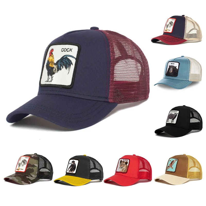 Adults Baseball Caps Four Seasons Animal Mens Snapback Hip Hop Hats