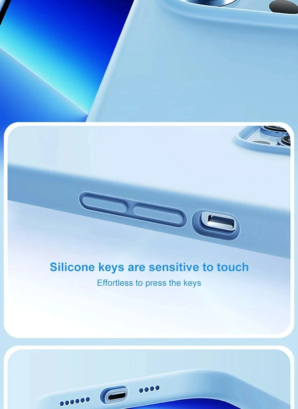 Liquid Silicone Phone Case For Iphone Shockproof Soft Cover_voghion.com