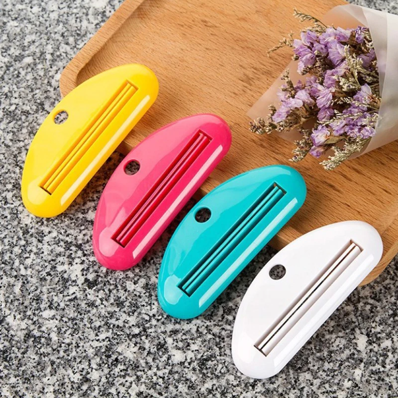 Toothpaste Squeezer Manual Squeezed Toothpaste Tube Clips Multifunction Facial Cleanser Dispenser Squeezer Bathroom Accessories 2