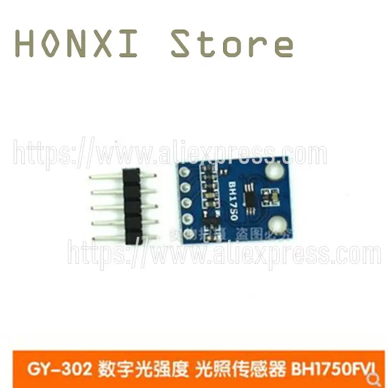 

1PCS GY-302 digital light intensity of illumination sensor BH1750FVI module code