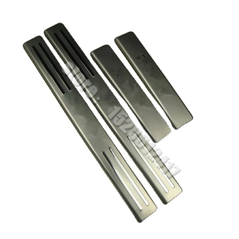 Carstyling Accessories Stainless Steel Door Sill Scuff Plates Cover