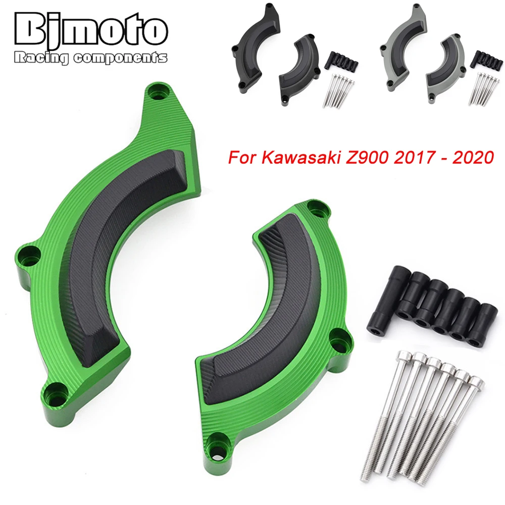 Bjmoto Green Engine Stator Cover Frame Motos Slider Protector For