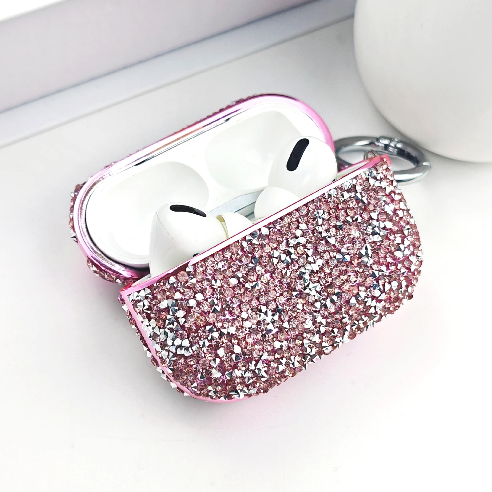 Diamond Shiny Headphone Case - Hard Portable Bag