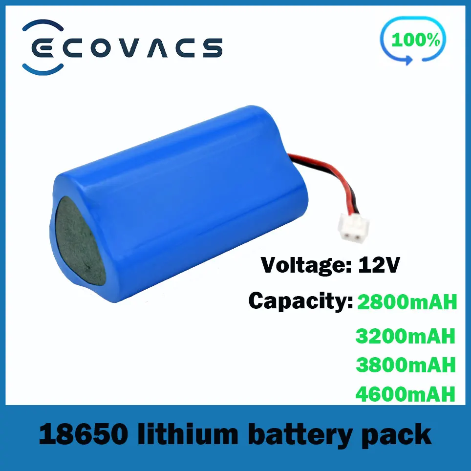 

ECOVACS 12V 3a 18650 Lithium Batterij 3s 1P 3500Mah Ingebouwde Bms Bluetooth Speaker Zaklamp Gps Fascia Pistool Oplaadbare