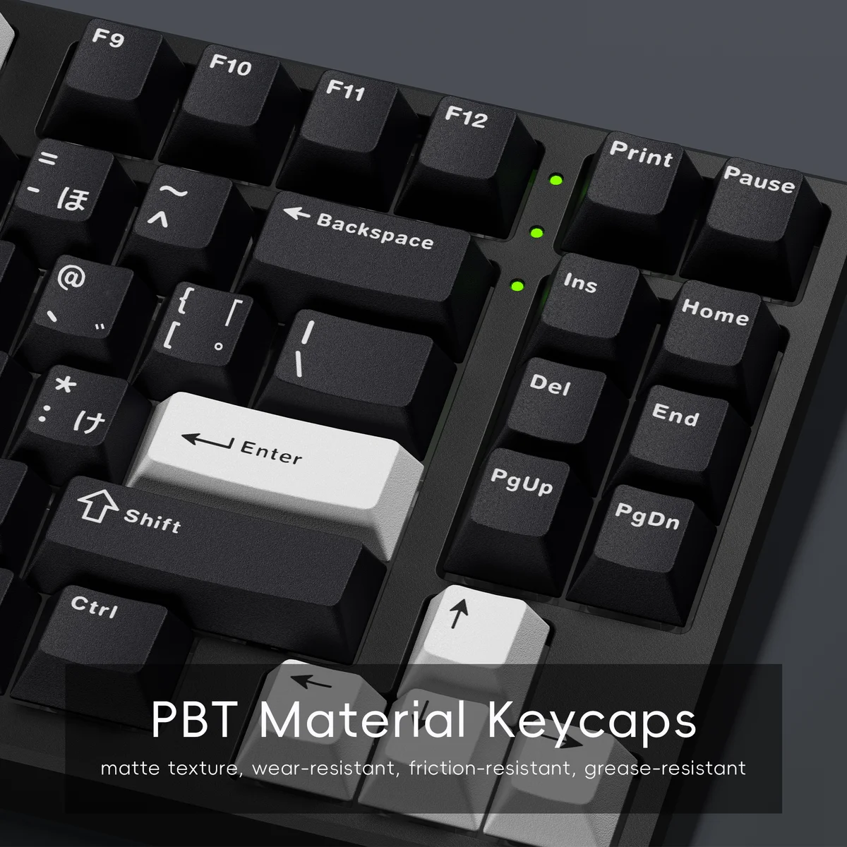 XVX Cherry Profile Keycaps Japanese Layout JIS Black PBT Keycap Not Shine Through Mechanical Keyboard Double Shot Keycap 153 Key — view 5