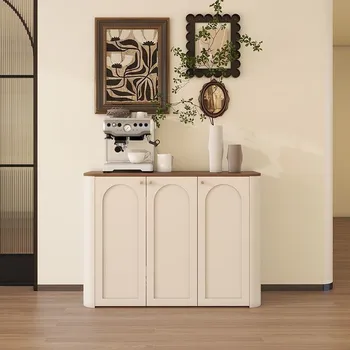 เฟอร์นิเจอร์ห้องนั่งเล่นสไตล์ฝรั่งเศสย้อนยุคสุดหรู สีครีม ตู้เก็บของในห้องนั่งเล่น ตู้ข้างเตียงในห้องครัว 1