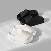 Women's Coconut Themed Home Slippers Summer Outdoor Thick Heel Sandals Arch Support Slip-On Couples Matching Slippers - Image 4