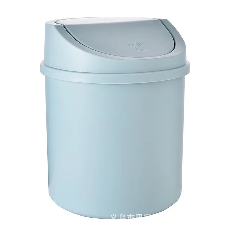 Mini Desktop Bin Kleinen Mülleimer Rohr mit Abdeckung Schlafzimmer Mülleimer  Mülltonne Sauber Arbeitsbereich Lagerung Box Hause Schreibtisch mülleimer -  AliExpress