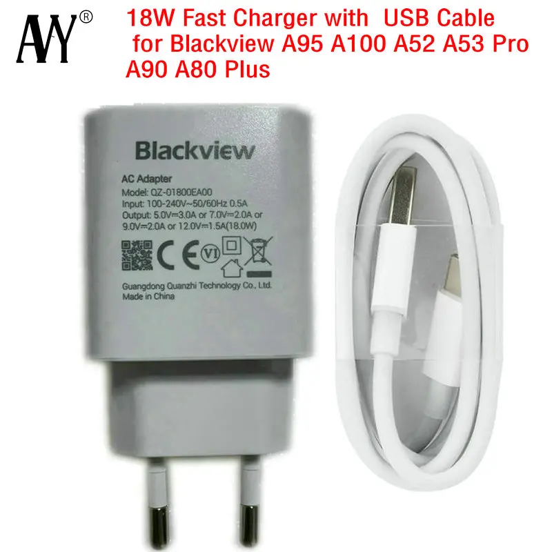 고속 충전 플러그 C타입 USB 케이블 전원 어댑터, 블랙뷰 A95, A100, A..