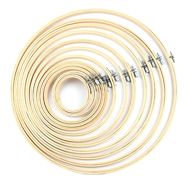 Bamboo Frame Embroidery Hoop Ring 2
