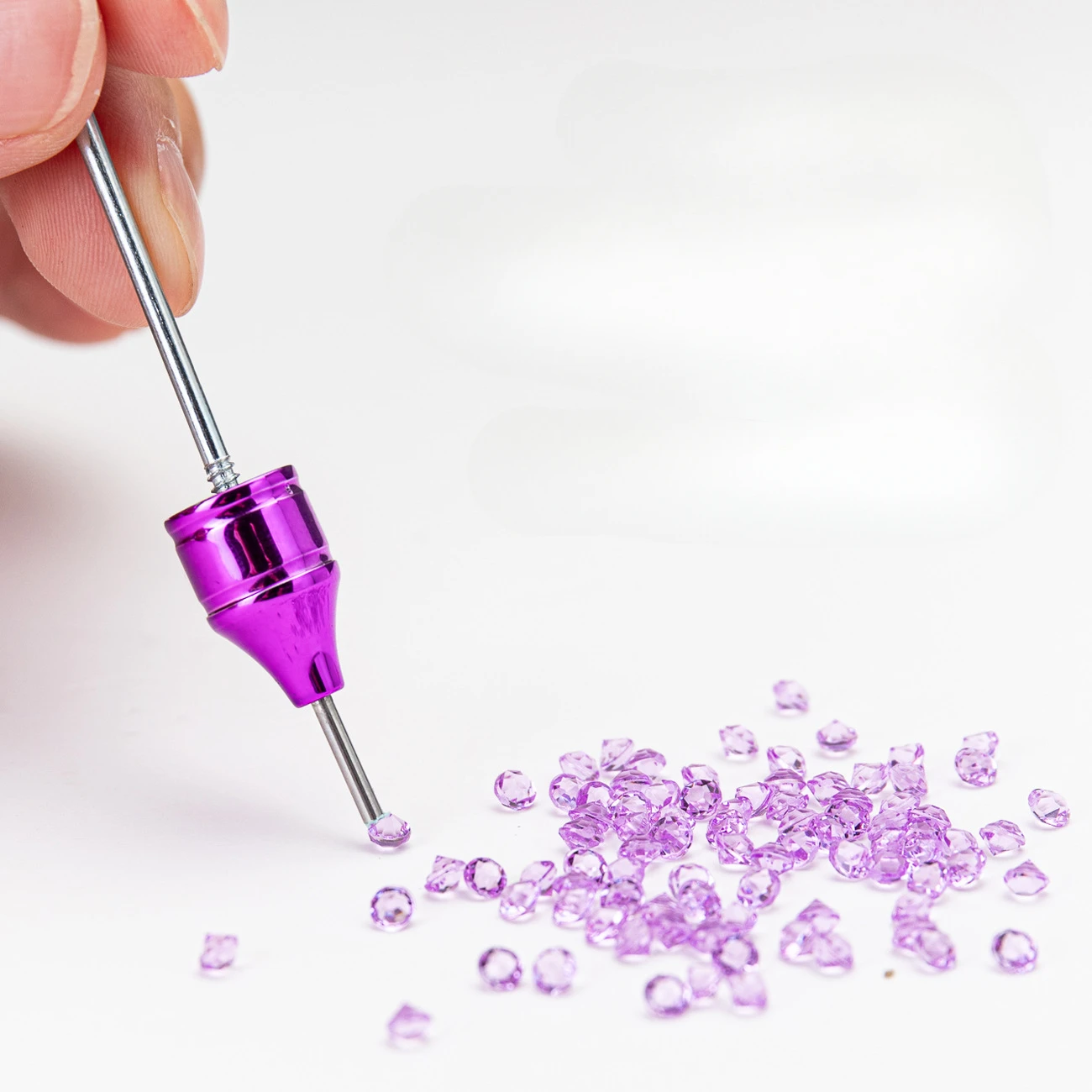 Beadable Nail Art Tool Double Head Point Drill Pen with Crayon Head Suction Drill Tool Pen Nail Art Double Pull Line 10pcs nail art tool pen