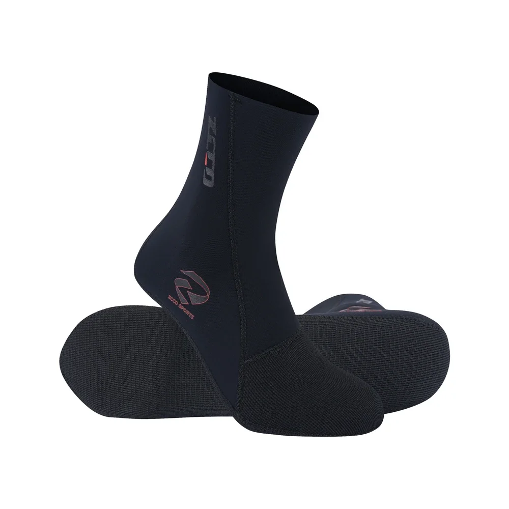 1 Pair of 1.5MM Neoprene Diving Socks Men's Swimming Warm Snorkeling Socks Water Sports Long Non-slip Wearable Beach Socks Women 6