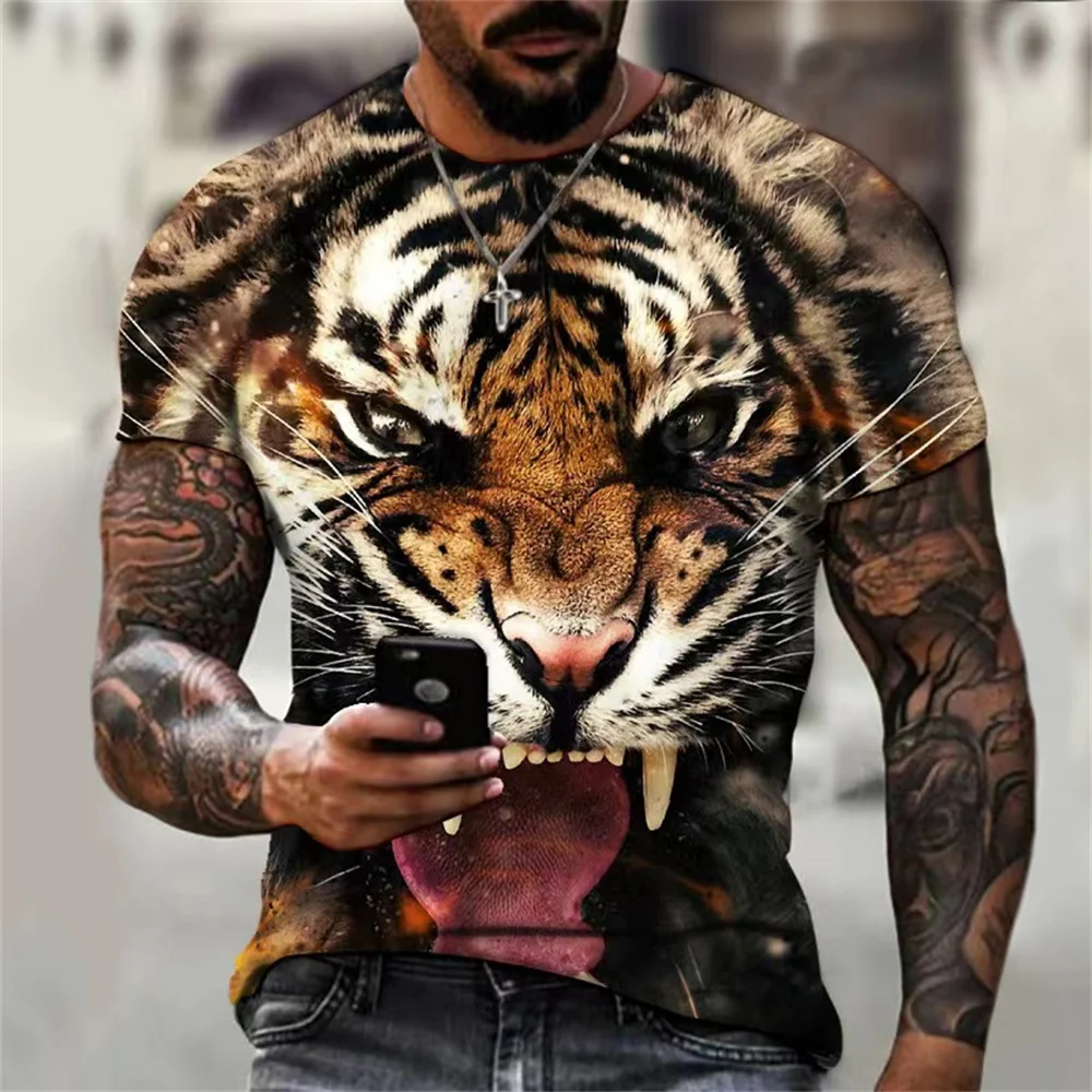 Camiseta Tigre 3D 