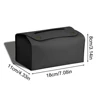 1 Household Pu Leather Tissue Box, Desktop Decoration, Suitable For Dining Room, Living Room, Kitchen, Tissue Storage Box 5