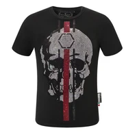 2025 hommes designer haute qualité tenues diamant hommes PLEIN ALI Homme été Slim Fit marque T-Shirts 5