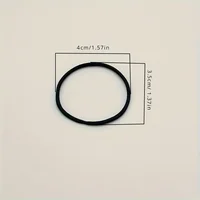 Black Elastic Hair Ties for Women Girls Hair Ropes Solid Color Ponytail Holders Simple Durable  girl hair accessoires - Image 6