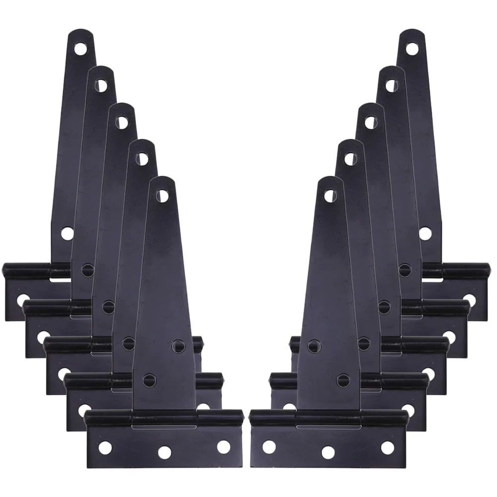 

10 Pcs Door Triangle Hinge Shed Hinges Shed Door Hinges Iron Heavy Duty