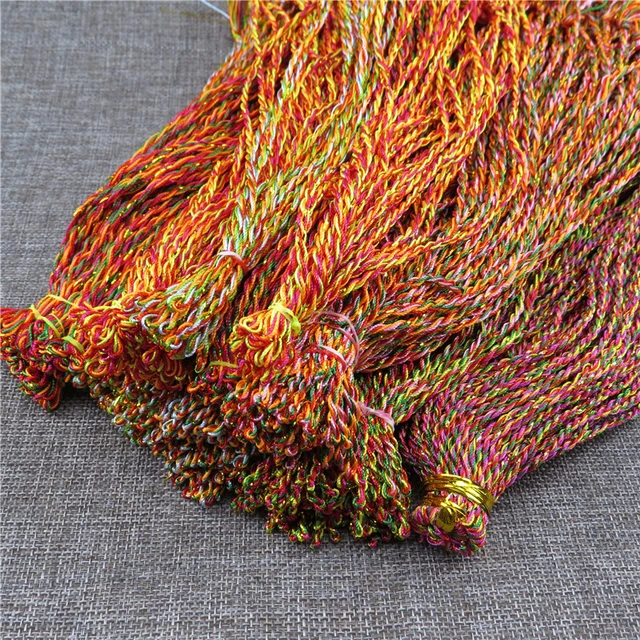 Bohemian Rainbow Handmade Weave Woven Braided Rope Thin String Strand  Bracelet