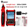 TOOLTOP Network Cable Tester Multimeter Lan Cable Tracking POE Test 400M/600M Length Measure Sensitivity Adjustable Line Tracker 1