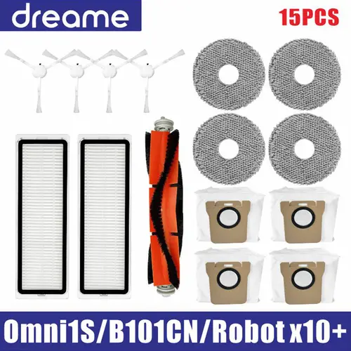 Dreame L10s Ultra / S10 Pro Accessories Mijia Omni 1S B101CN Robot X10+ Vacuum Main Side Brush Filter Mop Parts - Image 9
