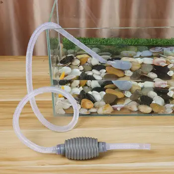 Portable Cleaning Accessories With Filter Siphon Hose Water Changer Pump Fish Tank Water Changer Aquarium Cleaner