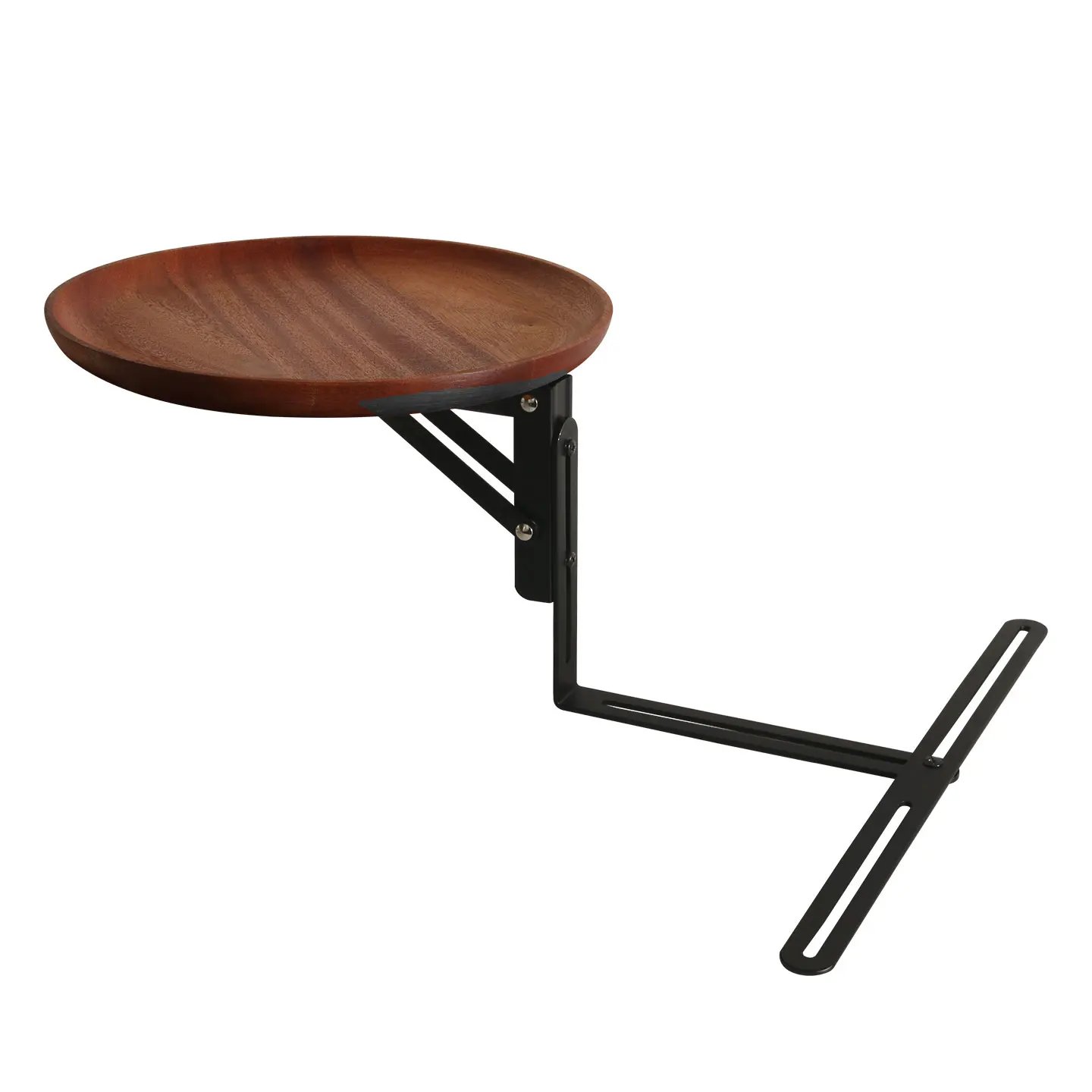 رف معدن وجوز فاخر قابل للتعديل