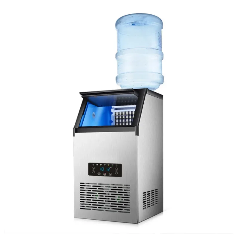 

Коммерческий Ледогенератор, Автоматический встроенный кубический генератор, электрический охладитель, бытовая техника