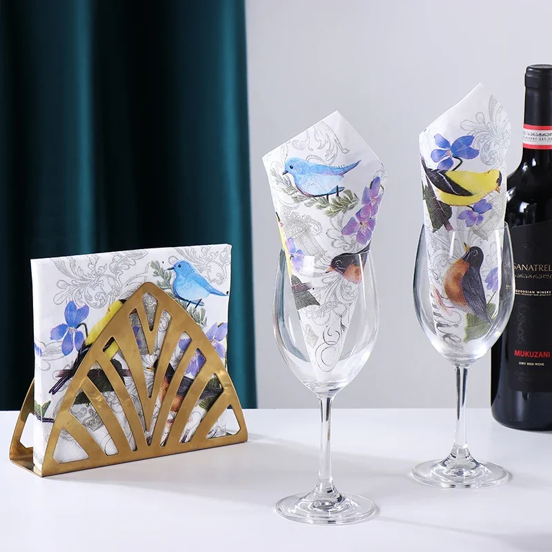 Chinese Flower and Bird Printing Paper Napkin Wedding Foodgrad paper napkins,disposable paper placemats,tissue paper decoration