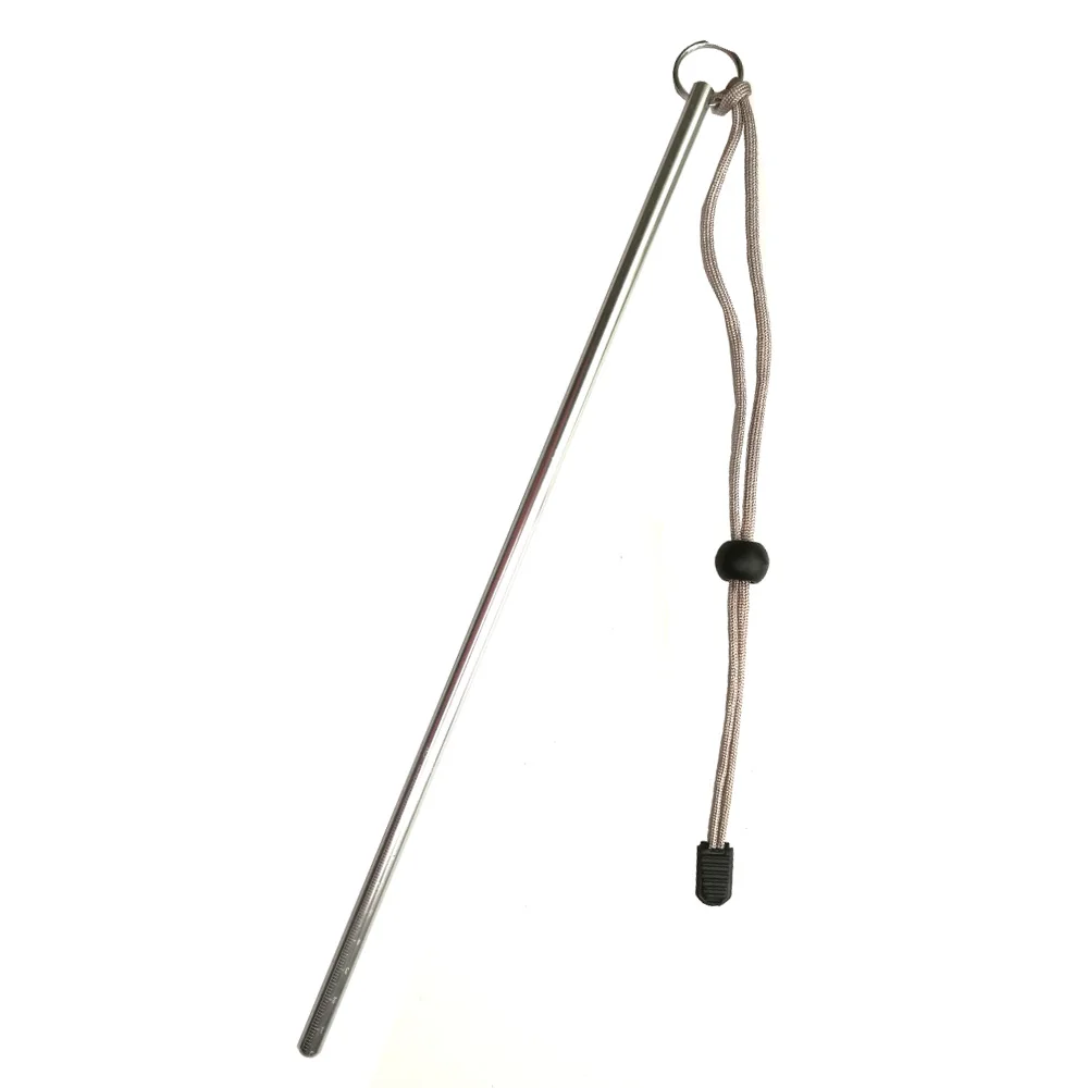 Scuba Diving Aluminium Alloy Stick Pointer With Measurement Lanyard Dive Lobster Underwater Shaker Noise Maker 4