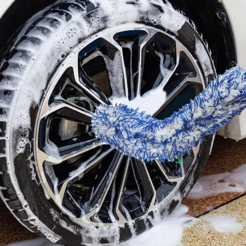 

Car Rim Brush Vehicle Wheel Rust Reformer Auto Wheel Cleaning Kit Wheel Clean Cleaning Brush Dust Remover Safe Rim Cleaner