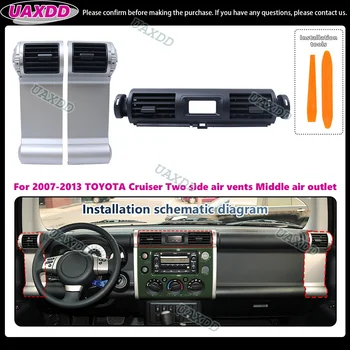 Auto Condizionamento Interni AC Accessori A/C Air Vent climatiseur Cruscotto Pannello Telaio di Uscita Per Il periodo 2007-2013 TOYOTA FJ Cruiser