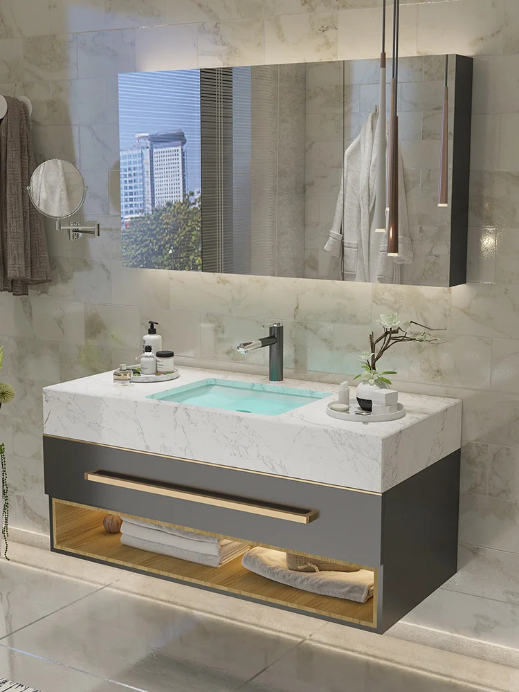 

Умный шкаф для ванной комнаты, роскошный шкаф для ванной комнаты, раковина, шкаф, комбинированная раковина, зеркальный шкаф, раковина