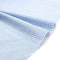 Blue and white