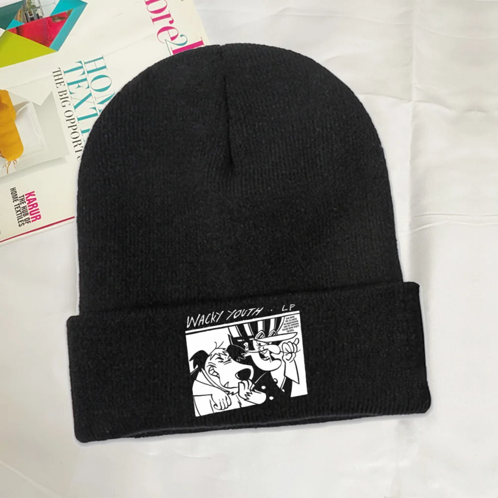 Wacky Races Rock And Gravel Tv Skullies Berretti Berretti Youth Classic Lavorato A Maglia Winter Warm Bonnet Hats Berretto Da Sci Unisex